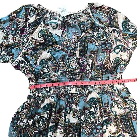 NWT Kate and Sam Paisley dress size XL - Picture 6 of 9